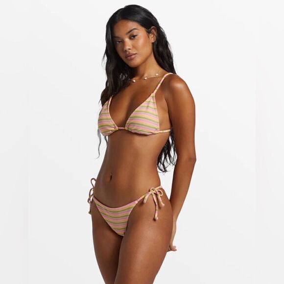 Billabong Hightide Tanlines Tall Slide Tri Top - Picture 1 of 5